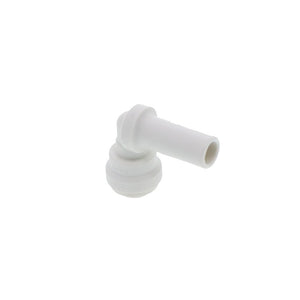 John Guest Stem Elbow Connector Polypro - 3/8 Stem x 1/4