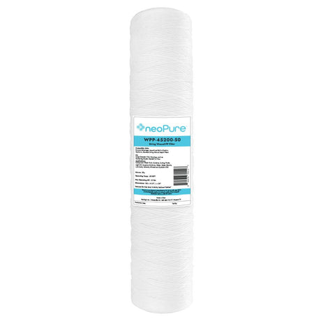 Neo-Pure WPP-45200-50 20" Surfactant Free BB String Wound Filter 50 Micron