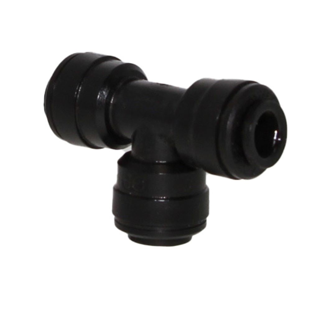John Guest Union Tee BLACK ACETAL - 22mm