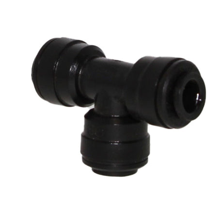 John Guest Union Tee BLACK ACETAL - 22mm