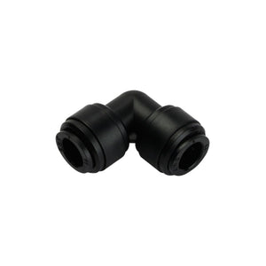 NeoFit - Acetal Black Union Elbow 8mm [5/16"] tube x 5/32" tube