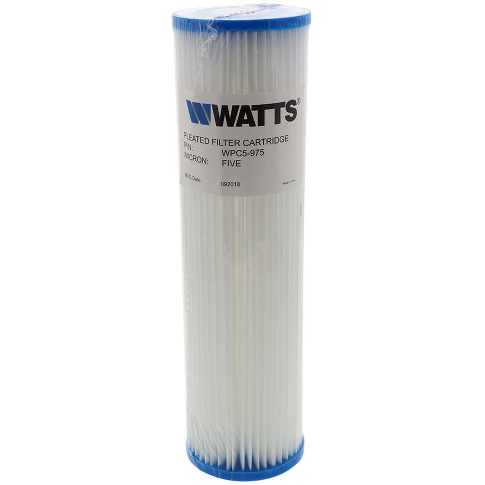 9-3/4" x 2-3/4" Flow-Max Pleated Poly - 5 mic