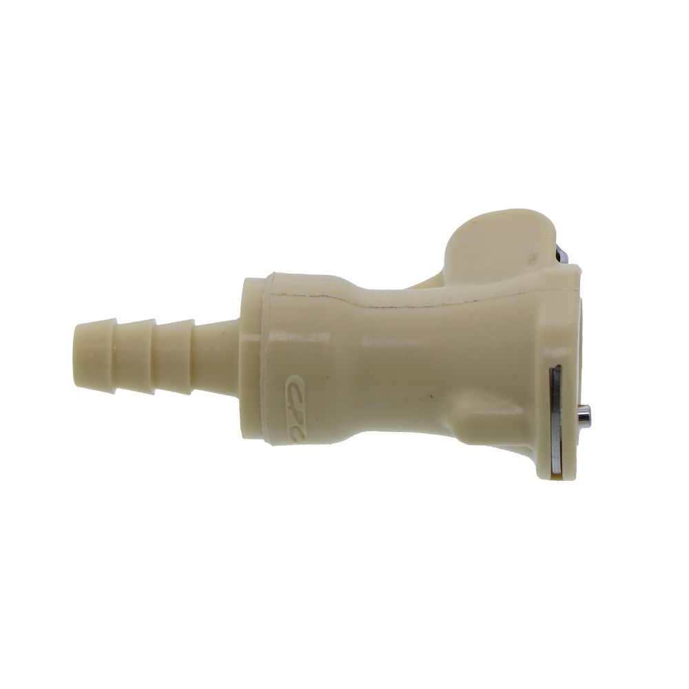 PLCD1700412 Valved In-Line Hose Barb Coupling Body 1/4 ID Barb