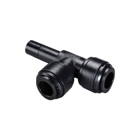 NeoFit - Acetal Black Run Stem Tee 3/8" tube x stem 3/8"