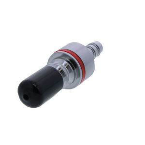 LQ4D22004RED Valved In-Line Liquid Cooling Coupling Insert 1/4 ID Barb Warm Red