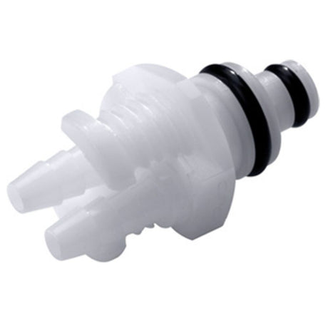 Colder PTC22020 Non-Valved Free Floating Hose Barb Coupling Insert - 1/8 ID Barb