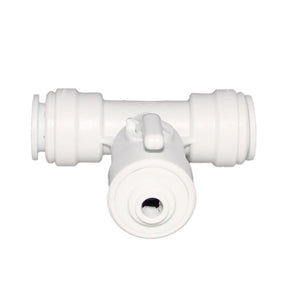 John Guest Acetal Angle Stop Valve w/Check Valve - 15mm x 15mm x 1/4"