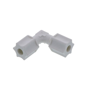 JACO 50-4-P-PG Polypropylene Union Elbow 1/4 OD Tube x 1/4 OD Tube