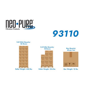 9-7/8" Purtrex Sediment Depth Filter - 75 Mic [PX75-9 7/8]