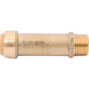SharkBite® U3134LF Lead-Free Brass Push-to-Connect SLIP Male Adapter - 3/4" Slip x 3/4" MPT