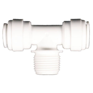 Male Branch Tee Acetal 3/8 qc x 3/8 qc x 3/8 MNPT Branch