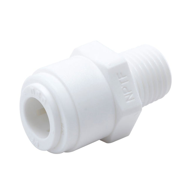 NeoFit - Acetal White Male Connector 3/8" tube x 1/4"BSPT