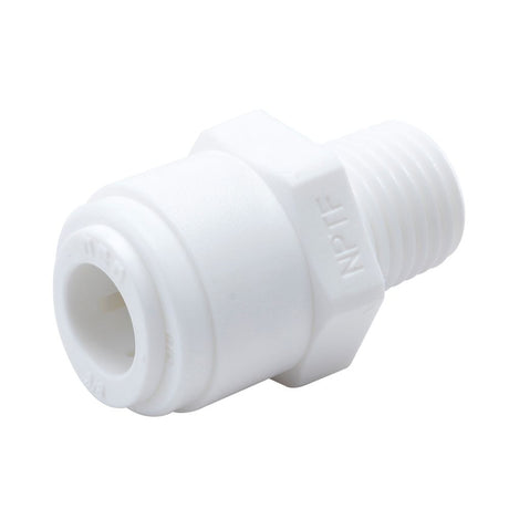 NeoFit - Acetal White Male Connector 3/8" tube x 1/4" MFL