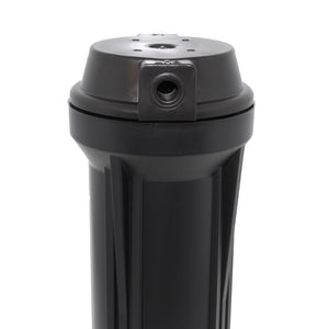 10" Neo-Pure SlimLine Water Filter Housing 3/8" Black/Black No Pressure Relief