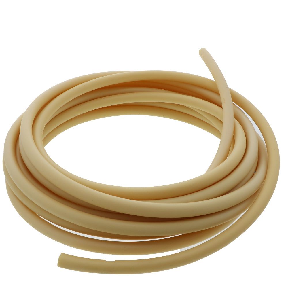 Thermoplastic Rubber Tubing 73A Food Grade Natural [manila]  - 3/8 id x 1/2 od
