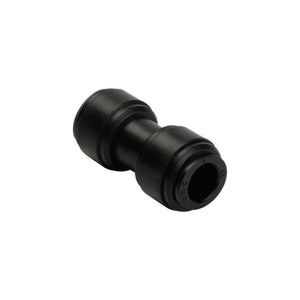 NeoFit - Acetal Black Union Connector 1/4" tube x 6mm tube