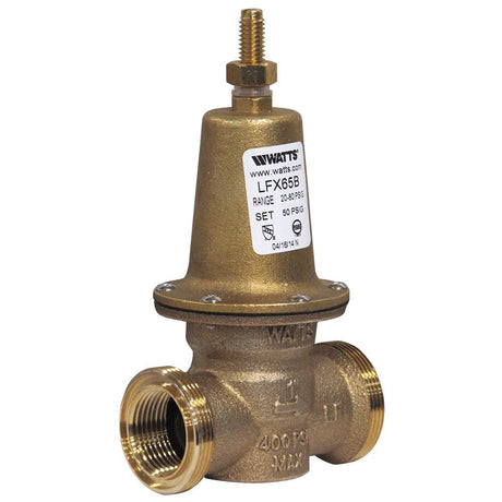 Watts 1 LFX65B Lead-Free Pressure Regulator 1" FNPT