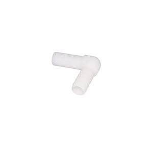 NeoFit - Acetal White Stem Barb Elbow Connector 8mm [5/16"] stem x 1/4"barb