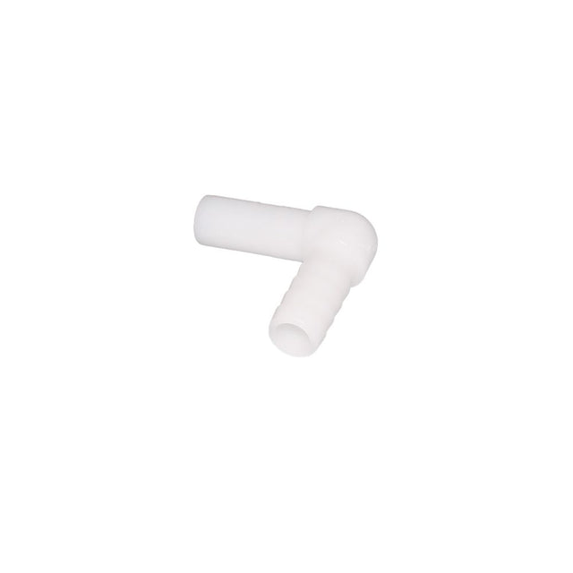NeoFit - Acetal White Stem Barb Elbow Connector 3/8"stem x 1/4" barb