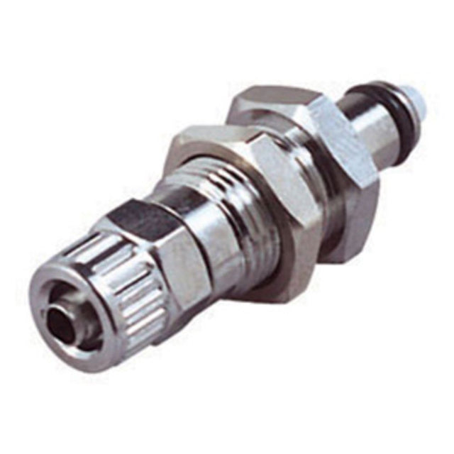 18600 NSF Valved Panel Mount Coupling Insert 1/4 PTF