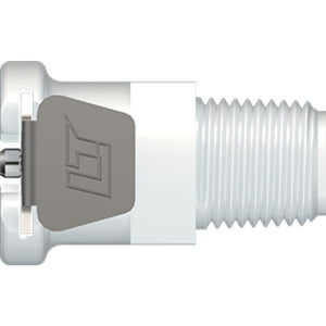 LinkTech 20AC Male Thread Socket, Valved, 1/8" MNPT