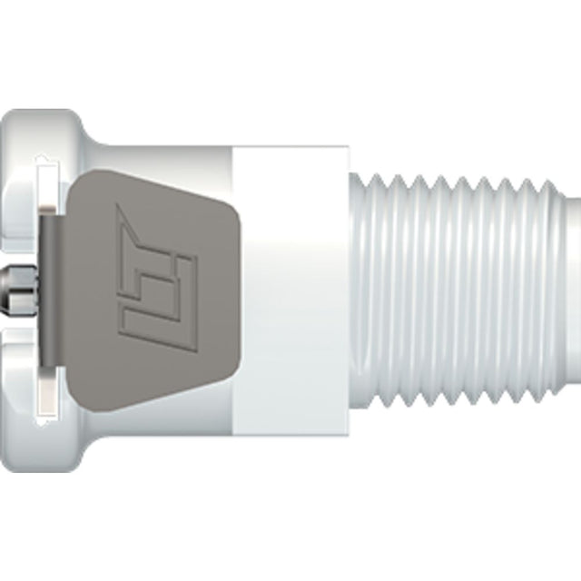 LinkTech 20AC Male Thread Socket, Valved, 1/8" MNPT