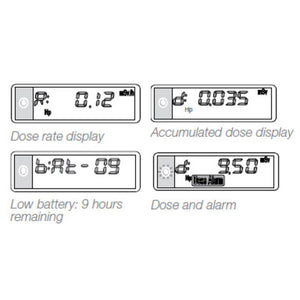 Mirion DMC-2000X LCD Radiation Detector Monitor