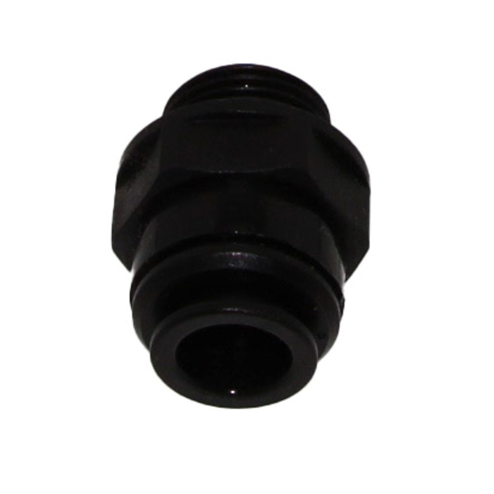 John Guest 6mm x 1/4" [BSPP] Acetal Male Connector - Black
