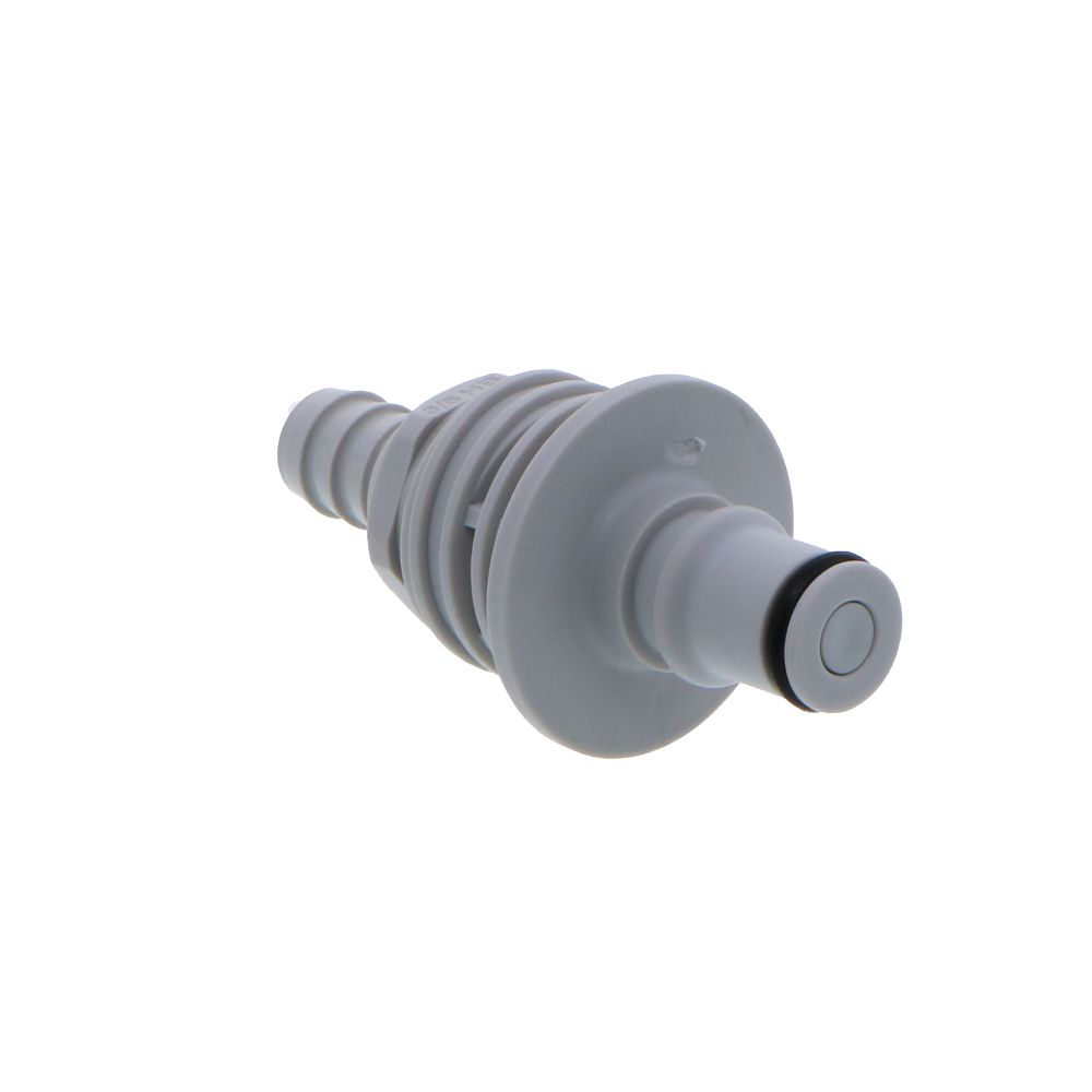 NS4D42006 Valved Panel Mount Hose Barb Coupling Insert 3/8 ID Barb