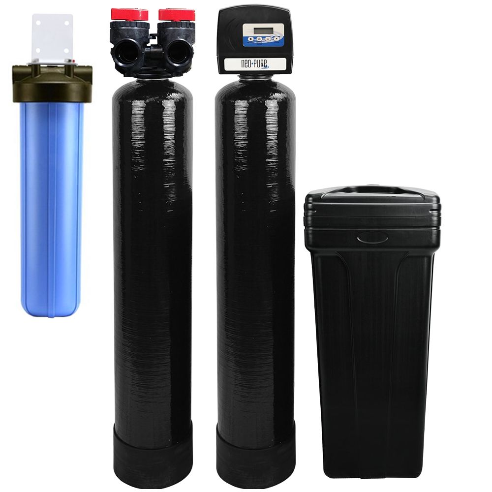 Whole House System with High Efficiency Softener for 3-4 Bathrooms