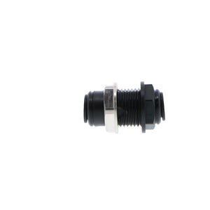 John Guest Bulkhead Connector BLACK ACETAL - 10mm x 10mm