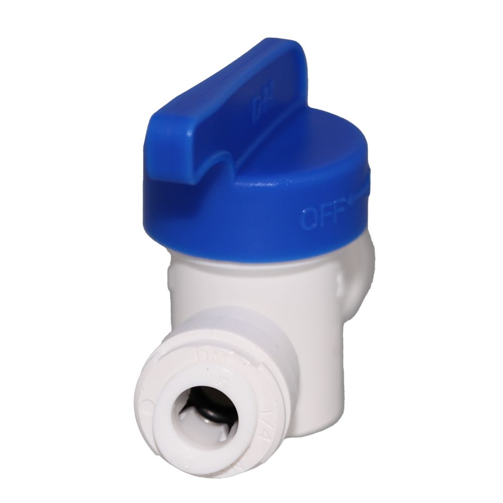 NeoFit - Shut-Off Valve Polypropylene - 1/4 x 1/4 Quick Connect