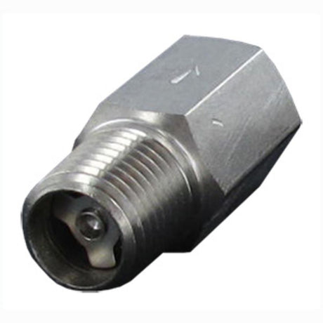 Inline Stainless Steel Check Valve - 1/8 mpt Inlet x 1/8 fpt Outlet