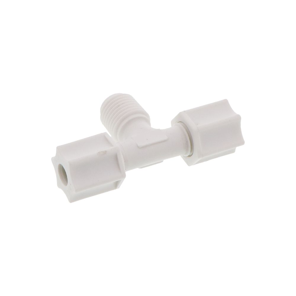 JACO 60-4-4-P-PG Polypropylene Male Branch Tee 1/4 OD Tube x 1/4 MPT