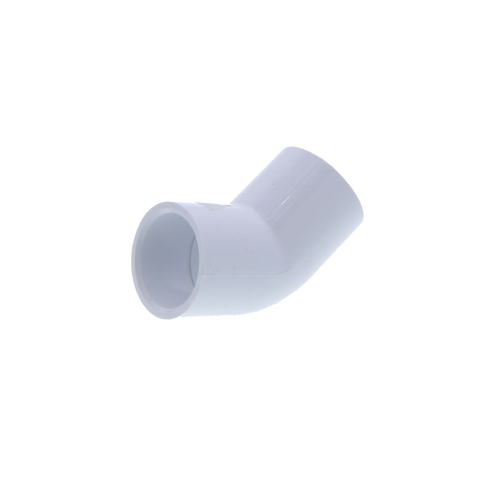 Schedule 40 PVC 45 Degree Elbow 3/4" Slip x 3/4" Slip