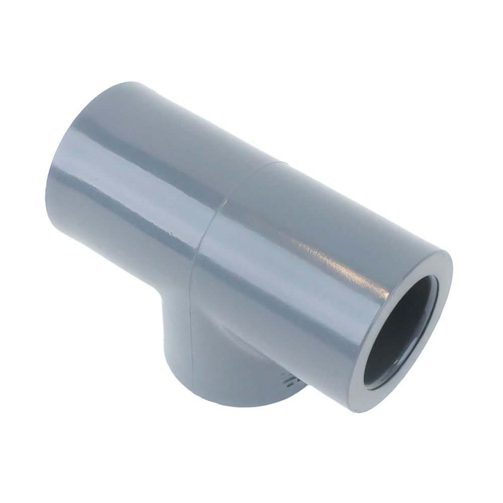 Schedule 80 PVC Tee 1/2" Socket x Socket x FPT