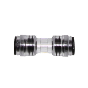 John Guest NC673 Clear Bodied Straight Tube Connector 8mm x 8mm