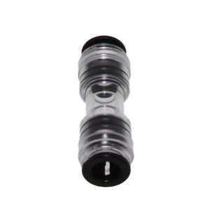 John Guest NC673 Clear Bodied Straight Tube Connector 8mm x 8mm