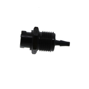 SMFPMM3BLK Non-Valved Panel Mount Hose Barb Coupling Body 3MM Hose Barb