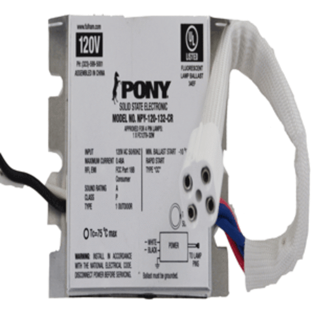 Fulham Pony Electronic Ballast NPY-120-132-CR