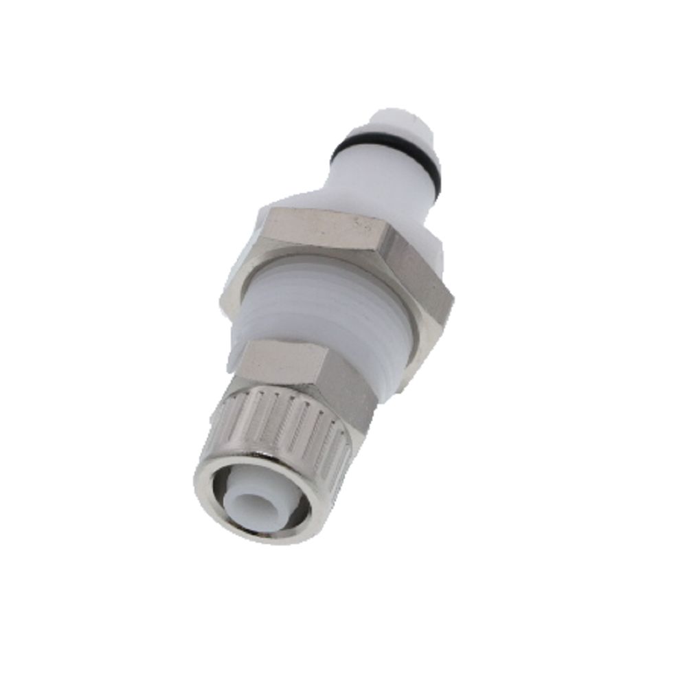 PLCD40006 Valved Panel Mount PTF Coupling Insert 3/8 PTF