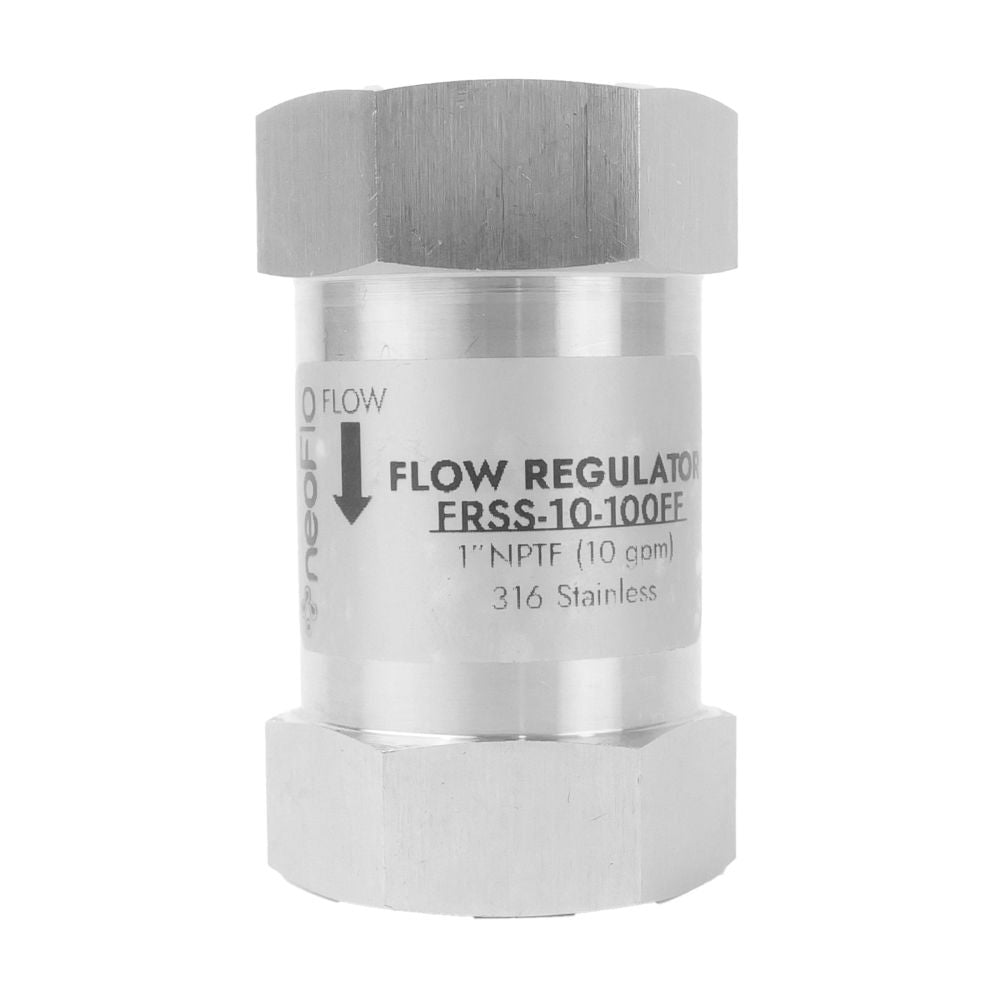 neoFlo Stainless Steel Flow Restrictor 10 GPM - 1" FPT