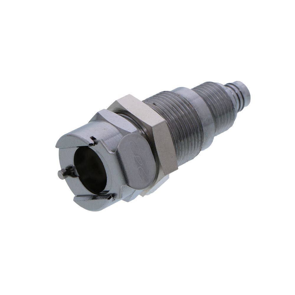 LCD12006 Valved Panel Mount PTF Coupling Body 3/8 PTF