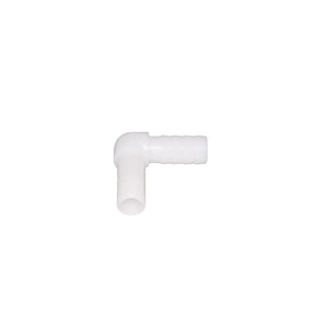 NeoFit - Acetal Natural White Stem Barb Elbow Connector 10mm stem x 8mm barb