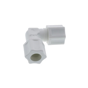 JACO 50-8-P-PG Polypropylene Union Elbow 1/2 OD Tube x 1/2 OD Tube