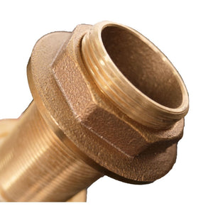 Watts Marine Bronze Thru-Hull Assy With Nut - 1-1/2" NPSM