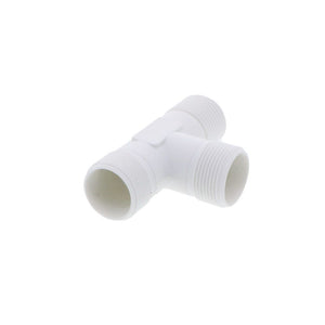 JACO 75-10-8-P Polypropylene Male Run Tee 5/8 OD Tube x 1/2 MPT