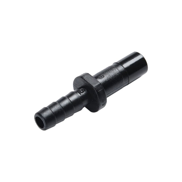 NeoFit - Acetal Black Stem Barb Connector 3/8"stem x 1/2"barb