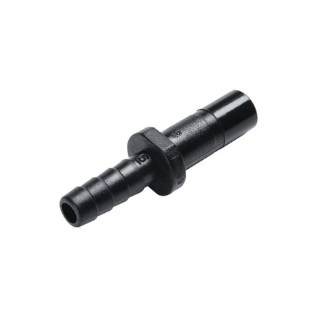 NeoFit - Acetal Black Stem Barb Connector 1/2"stem x 1/2"barb