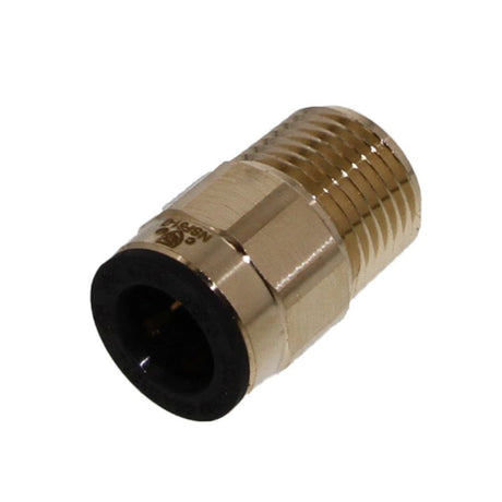 John Guest Lead-Free ProLock Brass Male Connector NPT - 3/4 CTS x 3/4 NPT